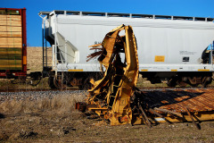 BNSF train derailment MM 139 along Nash Road Scott City 12-11-2011
